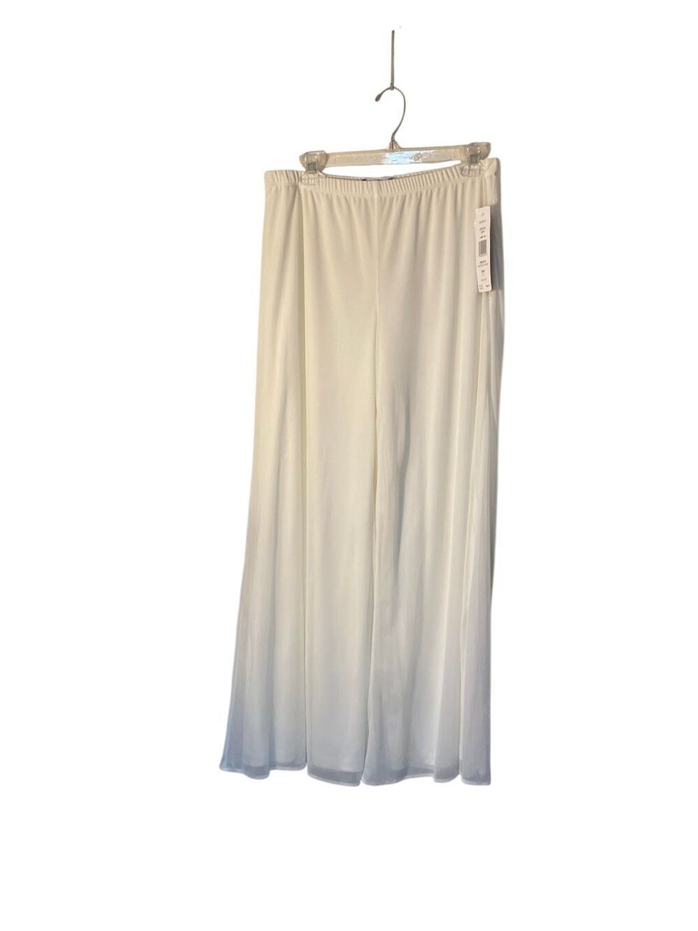 NWT MSK women’s solid, mesh, wide, leg pants, holiday pull on pants PL￼